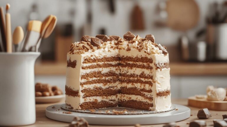 Lire la suite à propos de l’article Layer Cake Bueno : La recette gourmande qui sublime le Kinder